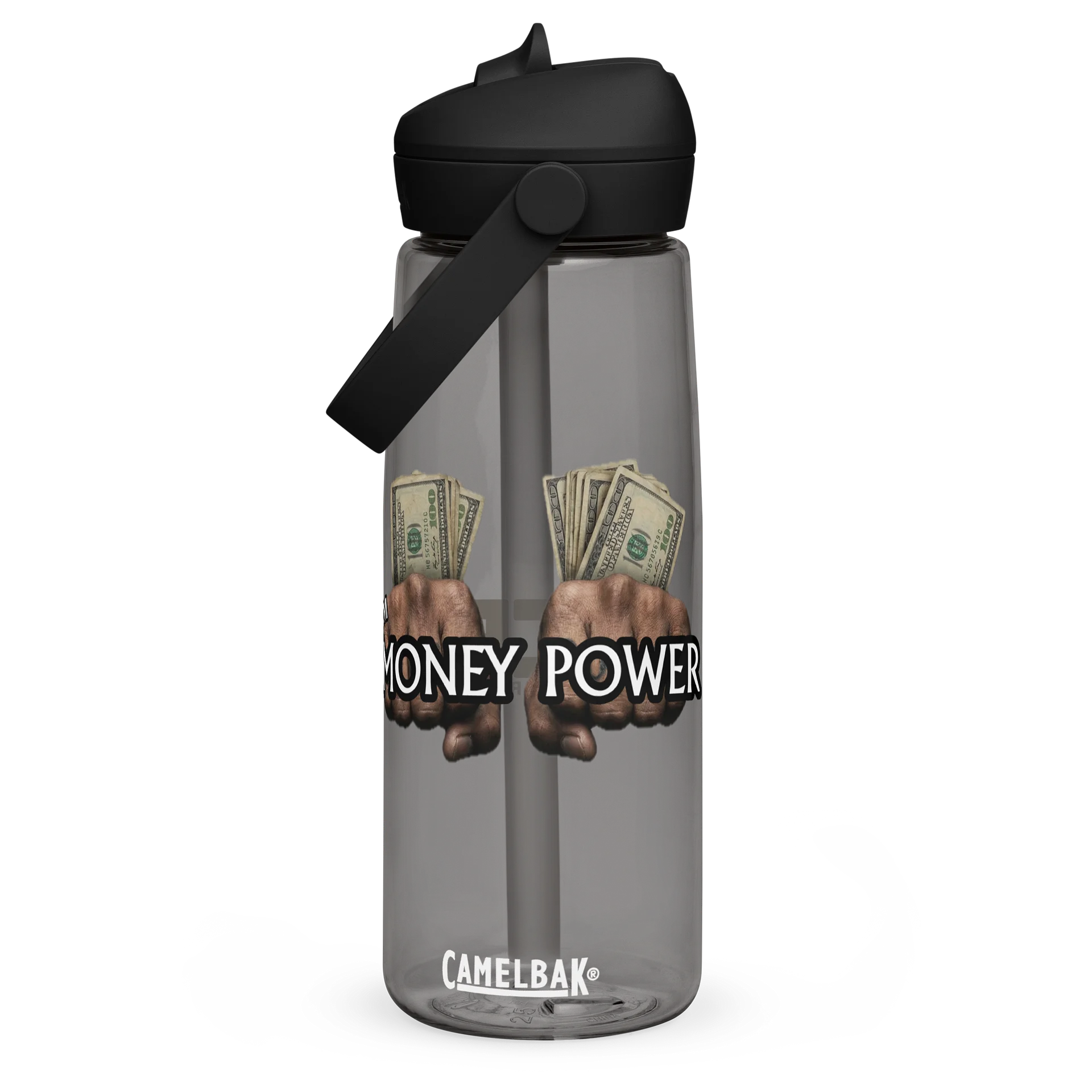Money Power Flip Straw Water Bottle product image (1)