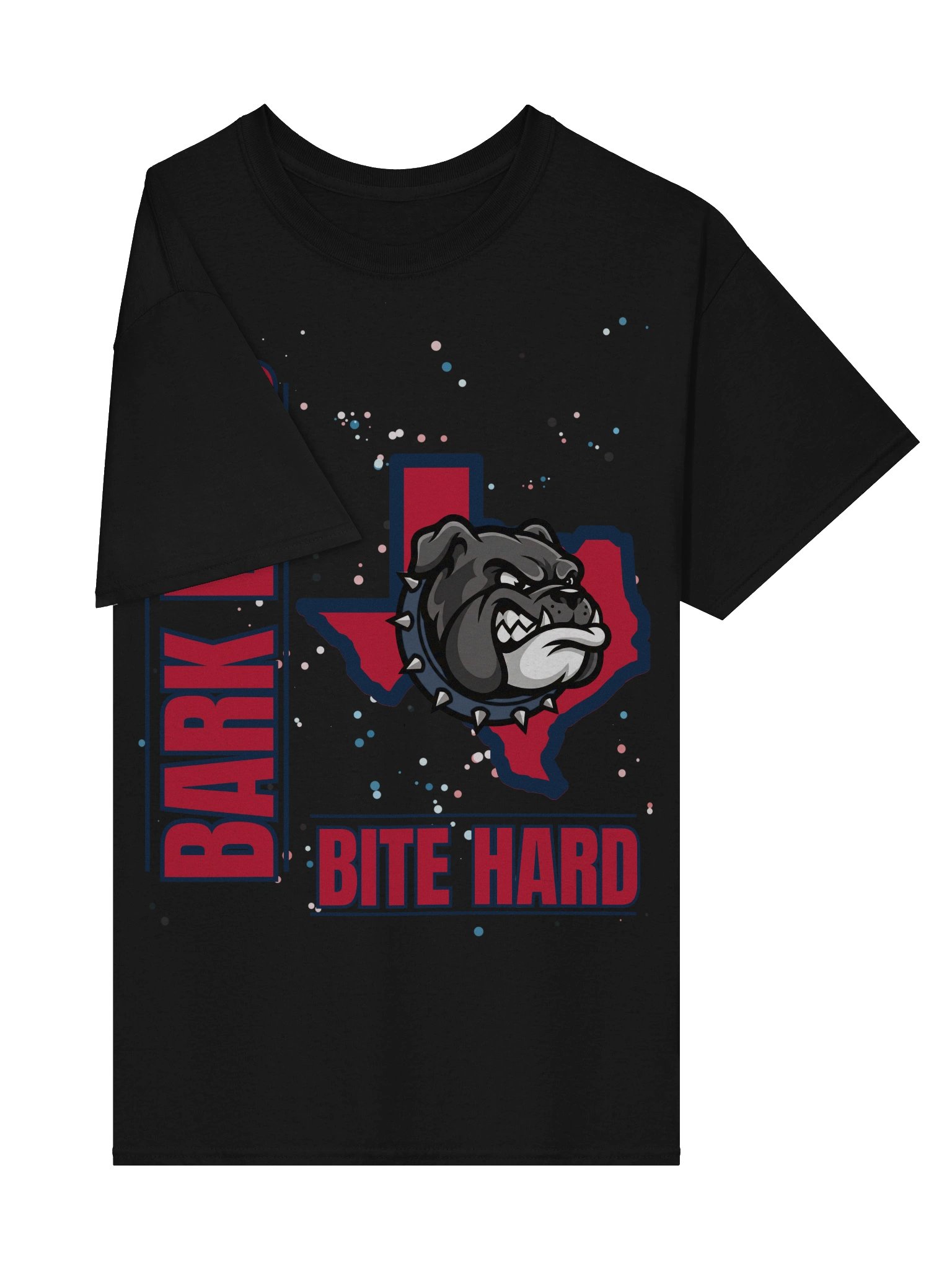 Bark Loud Spirit Tee - Blue on Red [READ DESCRIPTION FOR CUSTOMIZATION] product image (31)