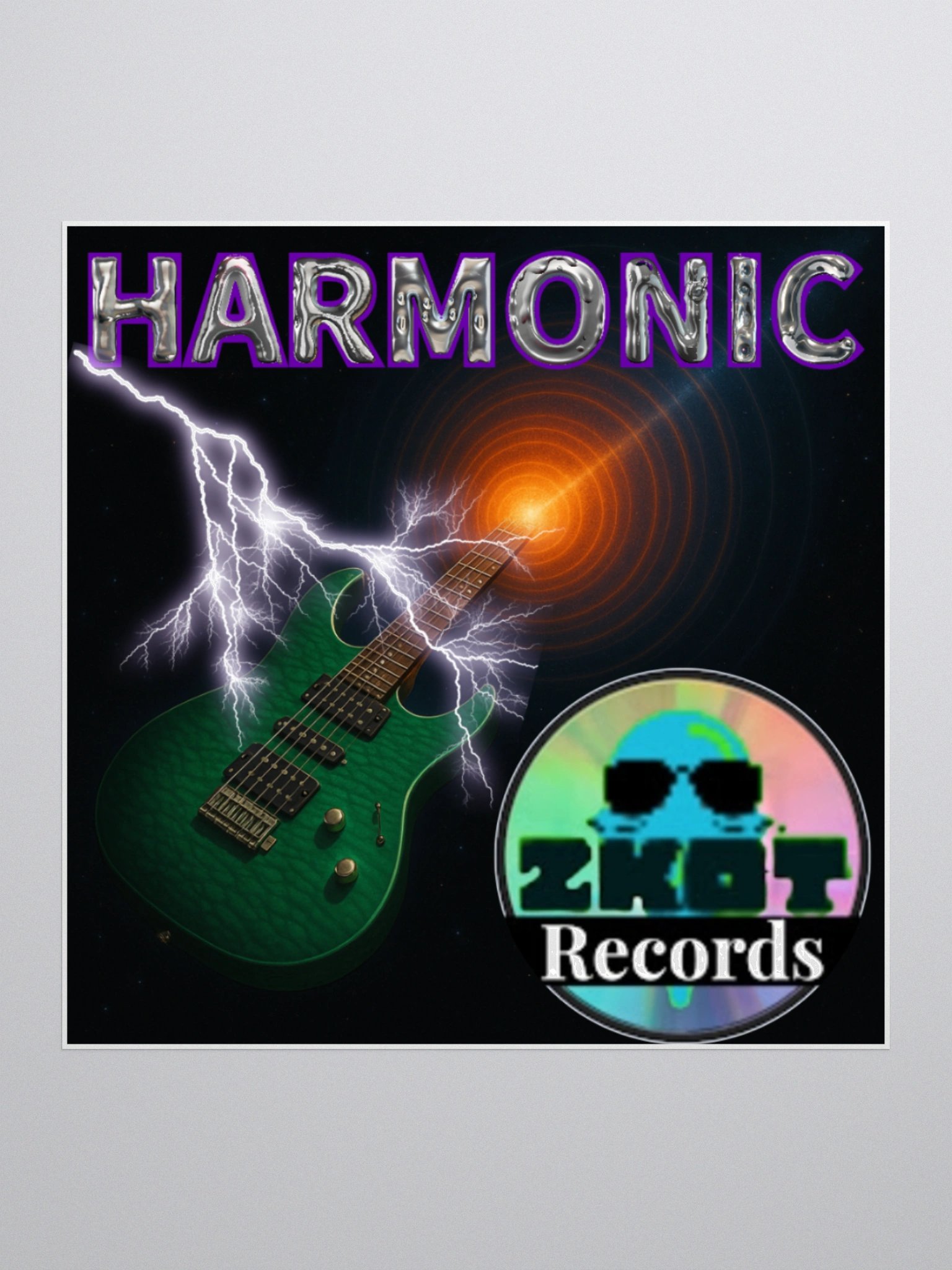 Harmonic Album Cover Sticker - Show Your Support with Style - Accessories product image (1)