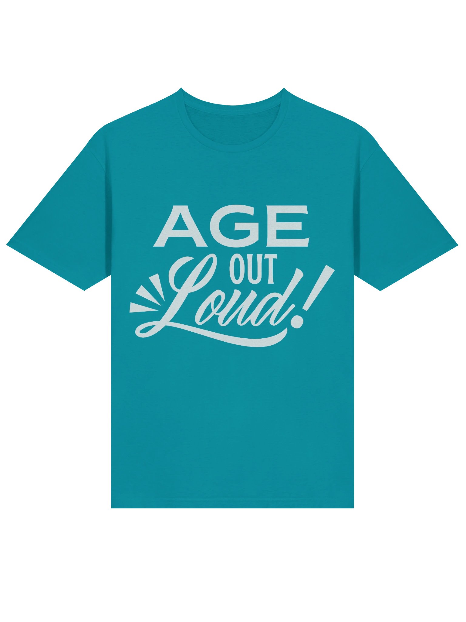 Unisex Softstyle T-Shirt by Gildan - "Age Out Loud" (Choice in Aging Logo Variant) product image (17)
