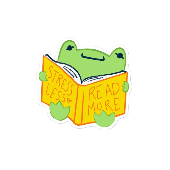 Stress Less, Read More magnet product image (2)