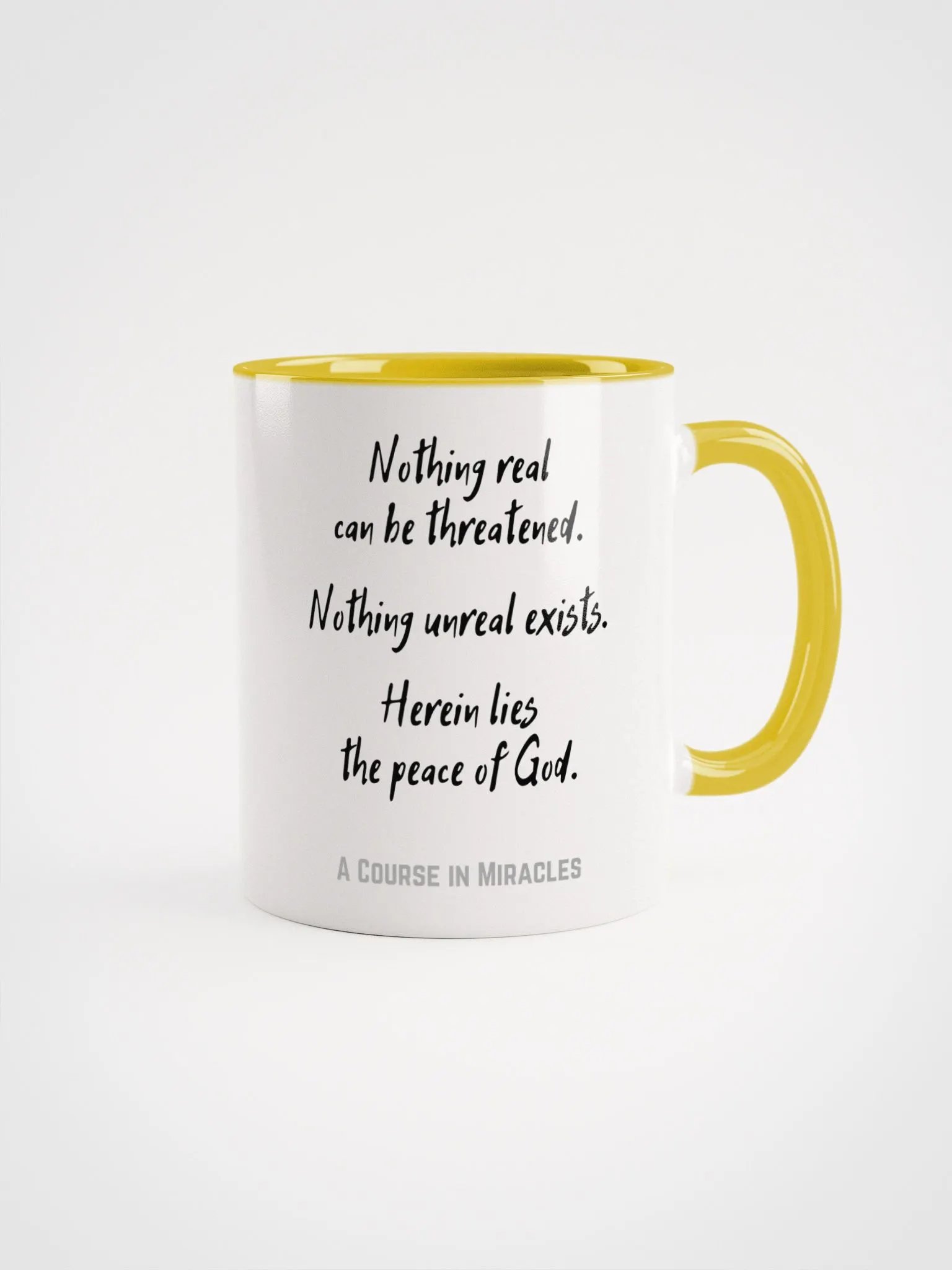 Nothing unreal exists - ACIM Inspirational Mug product image (1)