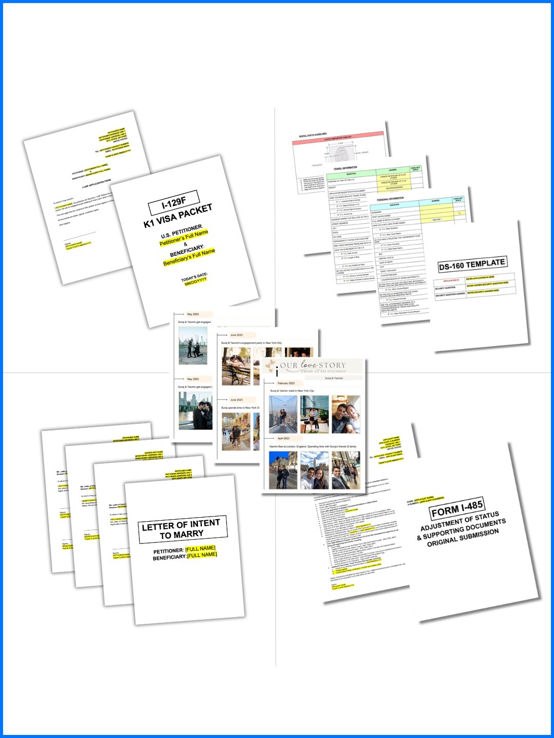 K1 VISA PACKET ULTIMATE BUNDLE product image (1)