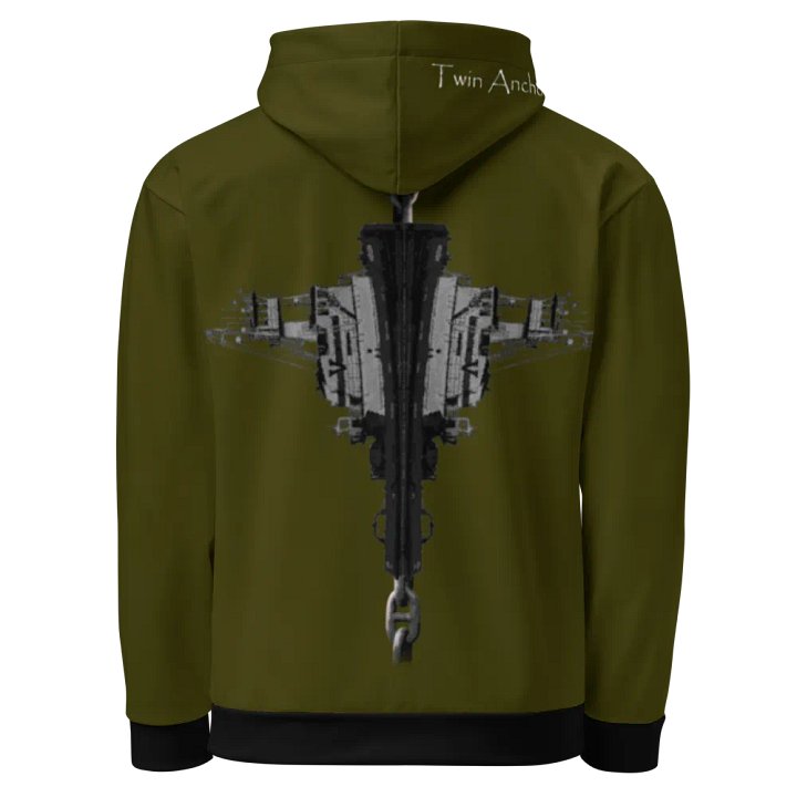Mirrored Tug Hudson & Barge Bridal Chain (Green) – Performance Marine Wear | Twin Anchor Apparel North Current Line product image (1)