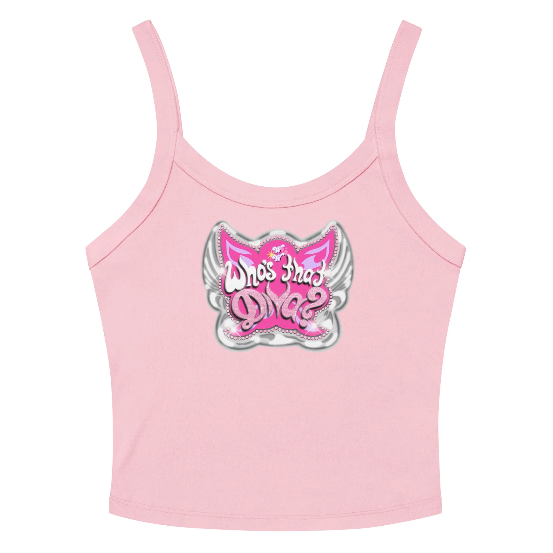 Who's That Diva? Micro Ribbed Tank Top product image (2)