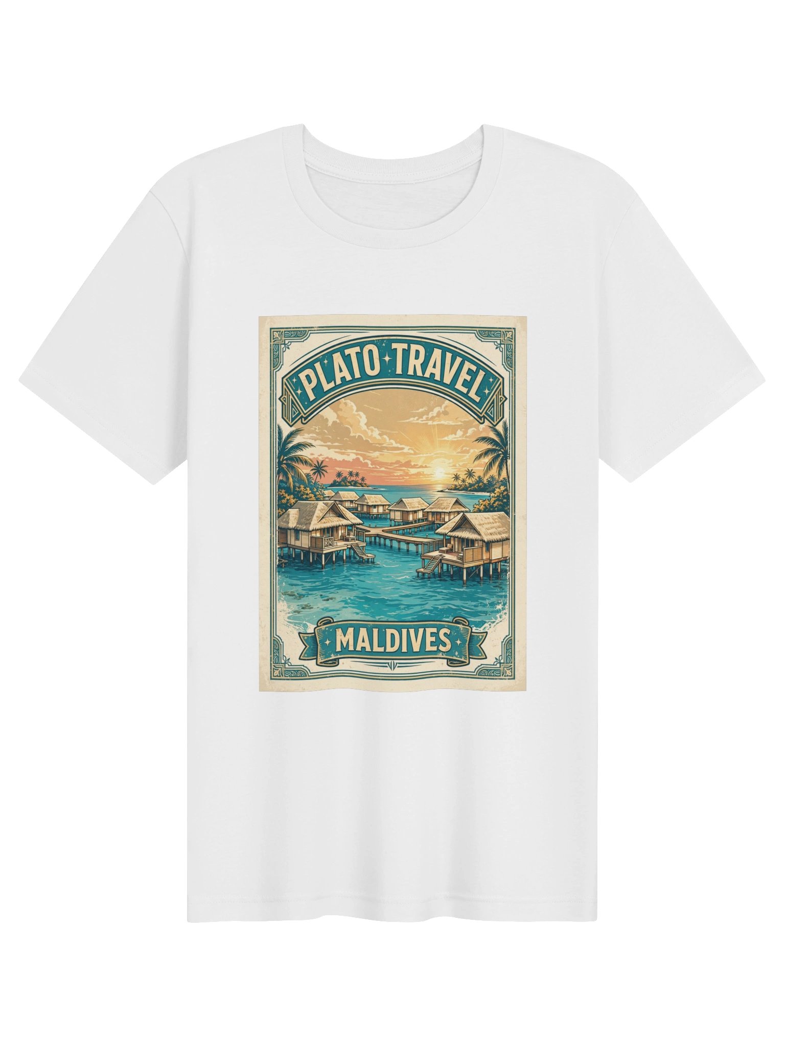 Maldives Poster Tee product image (1)