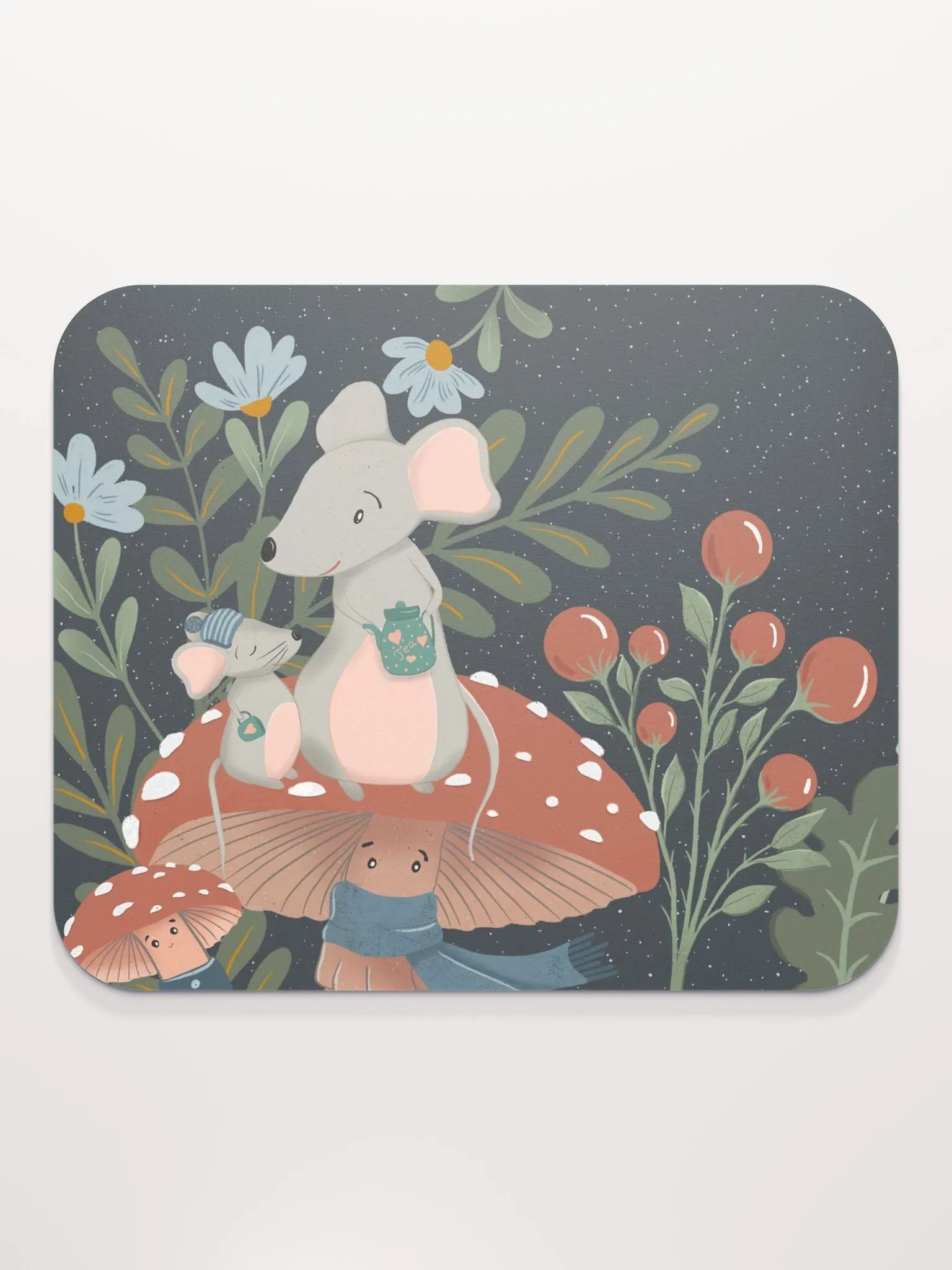Moonlit Forest Love Mouse Pad product image (2)