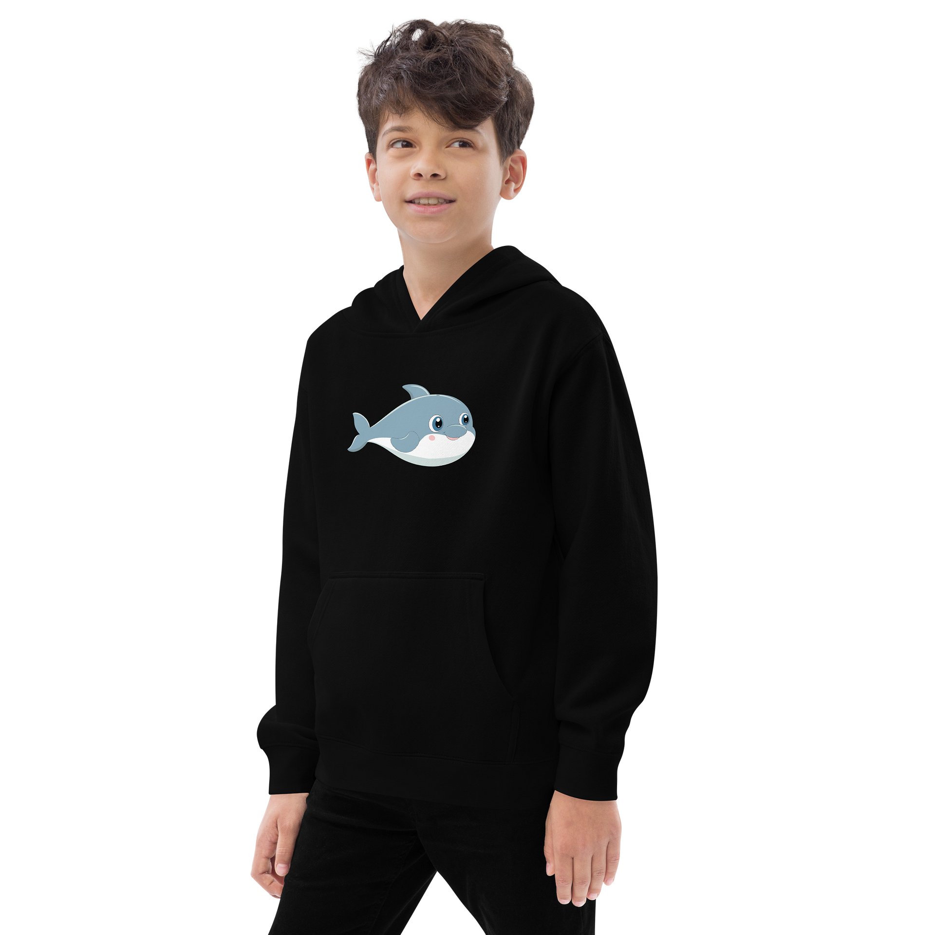 Sea Friends Dolphin Youth Fleece product image (5)