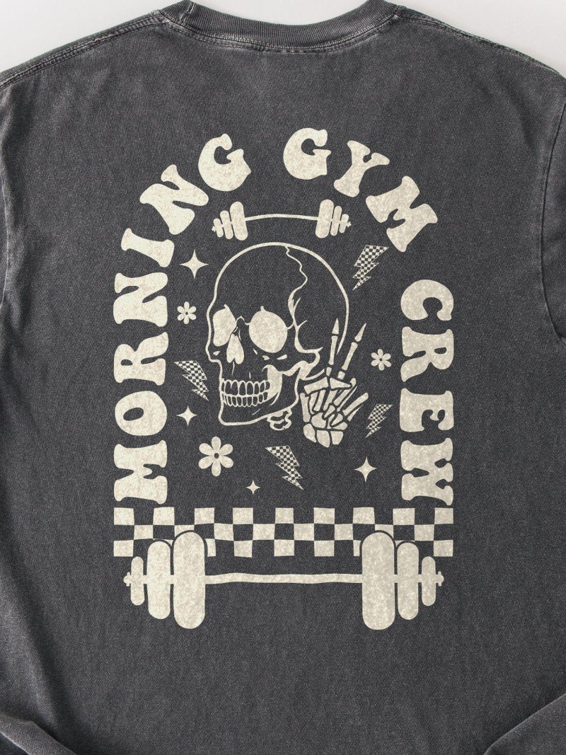 Morning Gym Crew Oversized Gym Tee | Pump Cover product image (2)