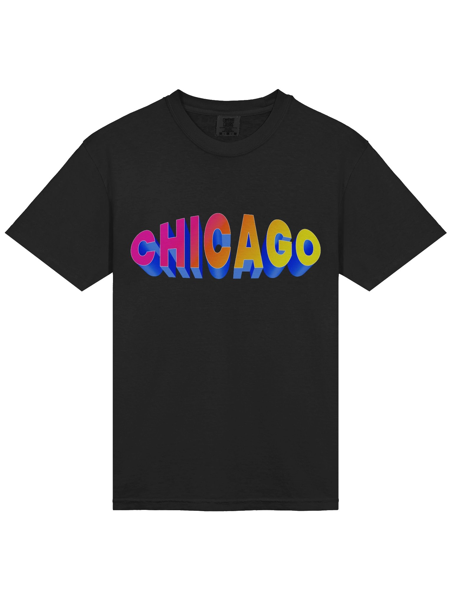 CHICAGO 3D Gradient Tee product image (3)