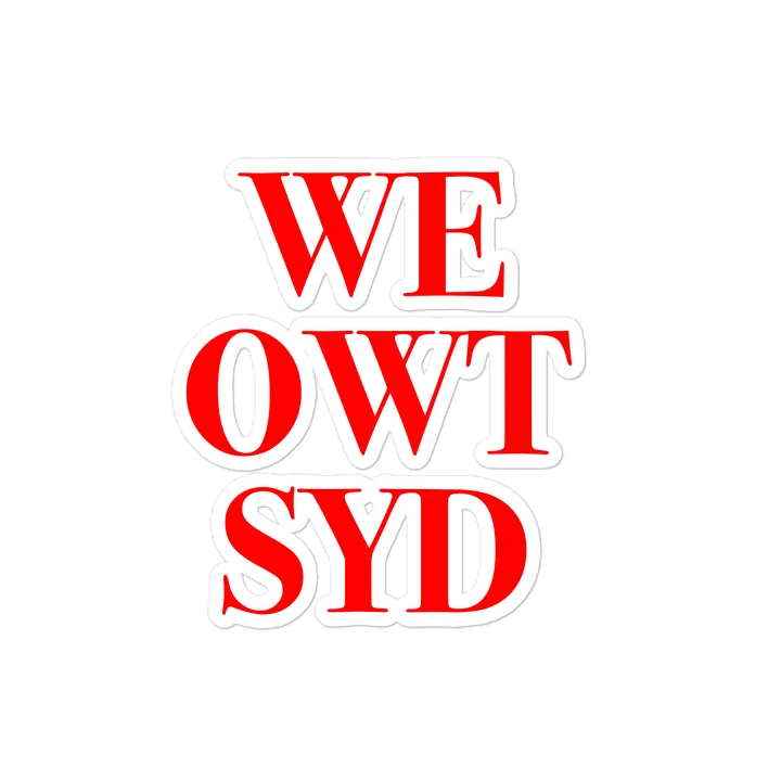 WeOwtsyd Sticker 3 product image (2)