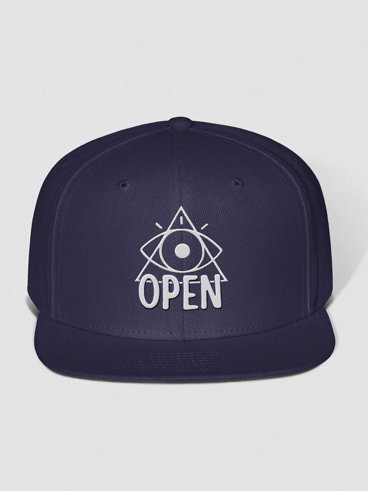 Third Eye Open Wool Blend Snap Back Cap product image (1)