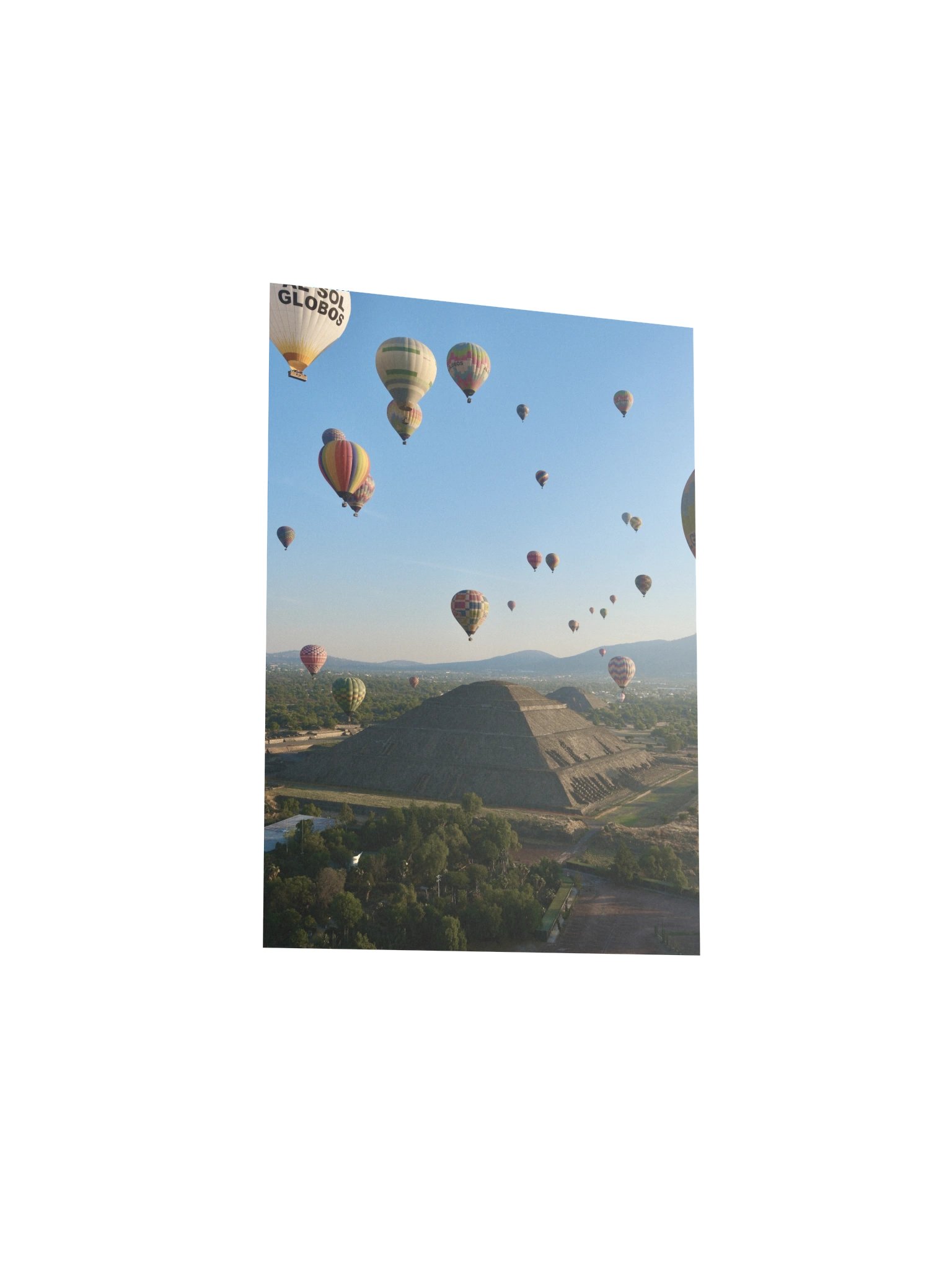Teotihuacan - Hot Air Balloons Over the Pyramid – (Print Only) product image (15)