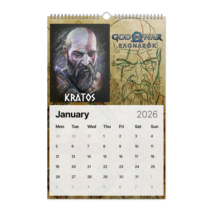 ELFSAR's 2026 God of War Ragnarök Calendar product image (2)
