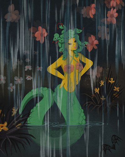 List: #frightfall2026 Prompt: #supernatural 
.
.
.
#frightfall2026day15 #retrosupply #medusa