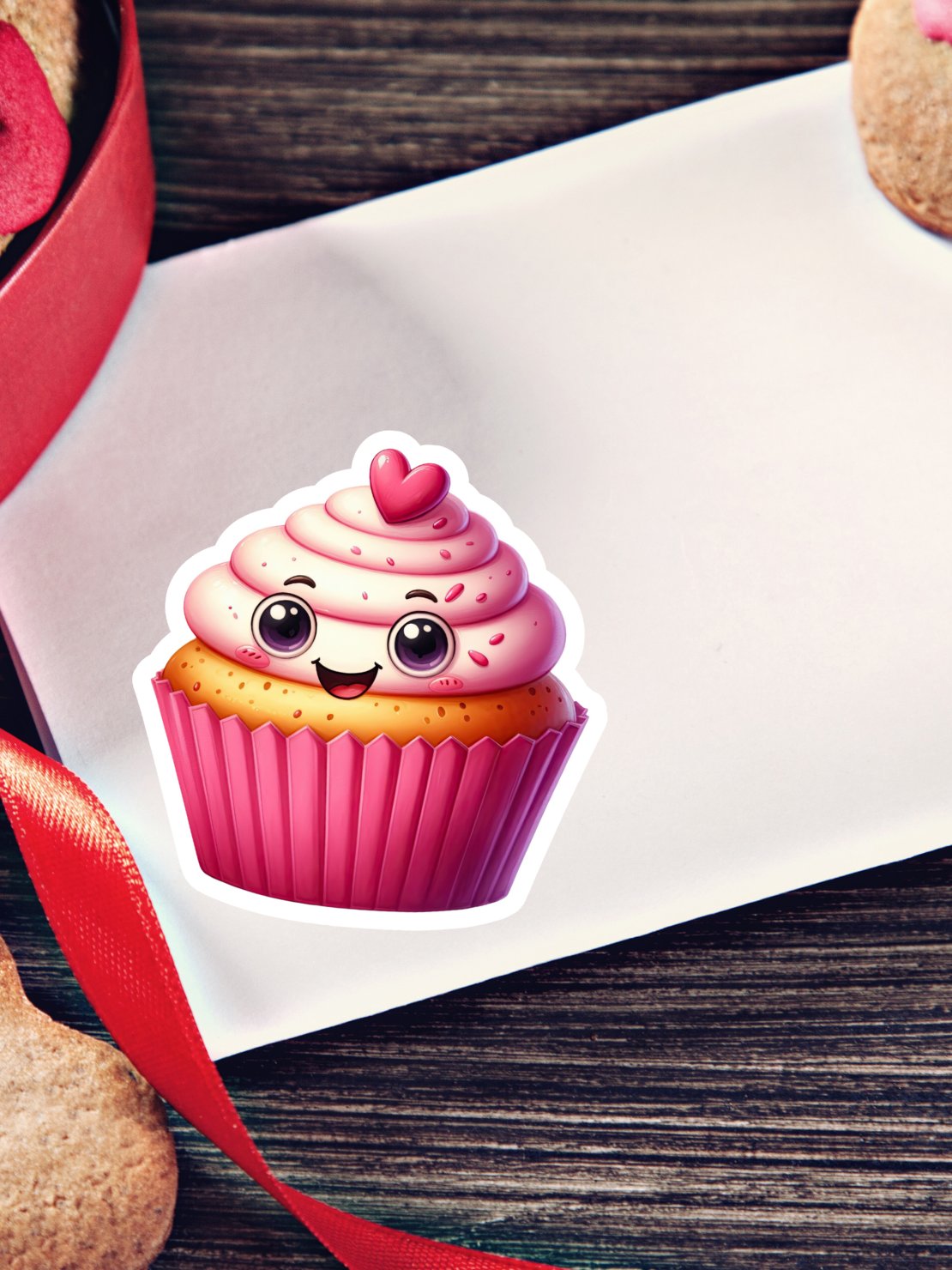 Cupcake Heart Sticker product image (1)