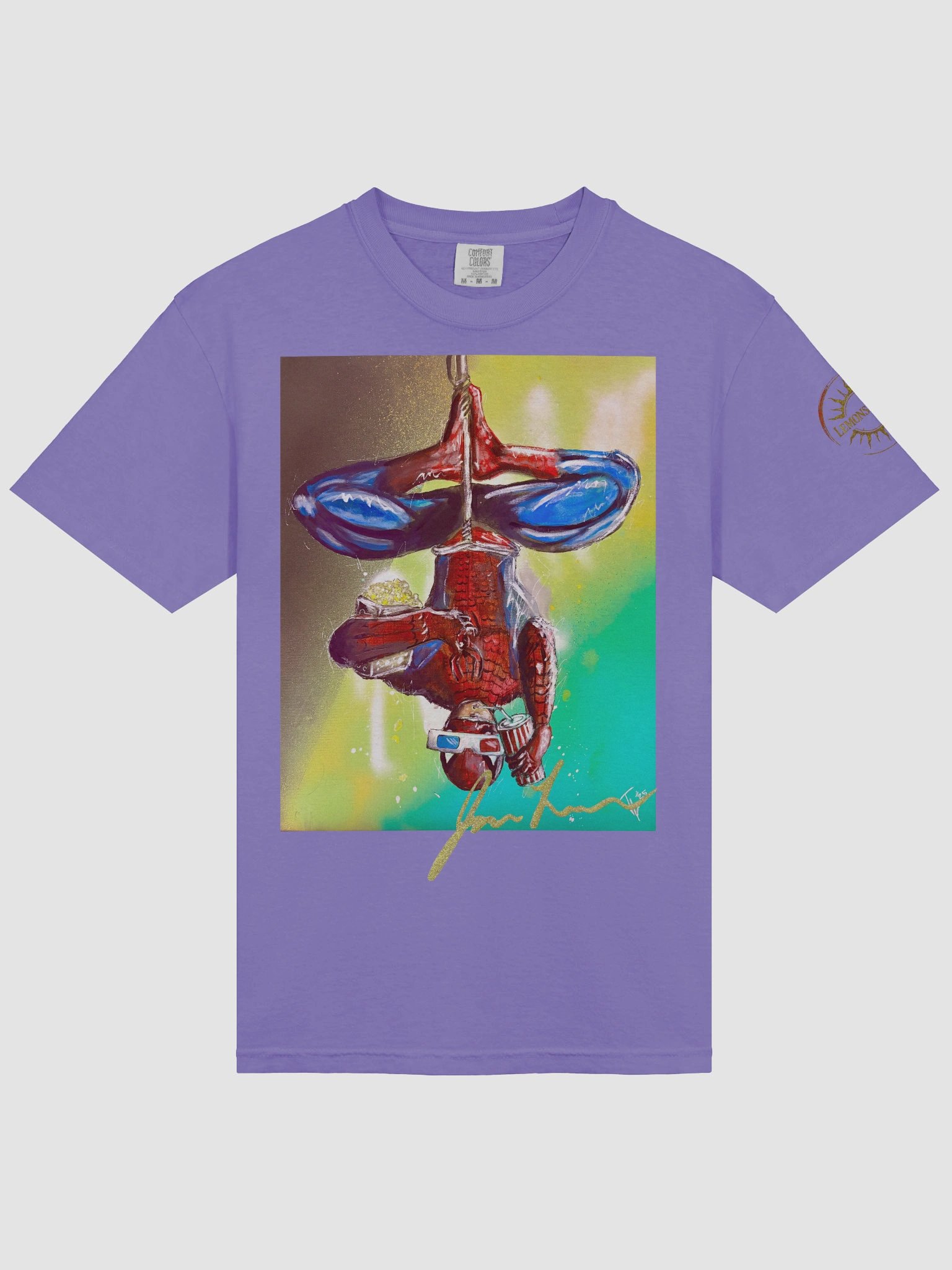 Spider Man Movie Night Pop Art T-Shirt product image (3)