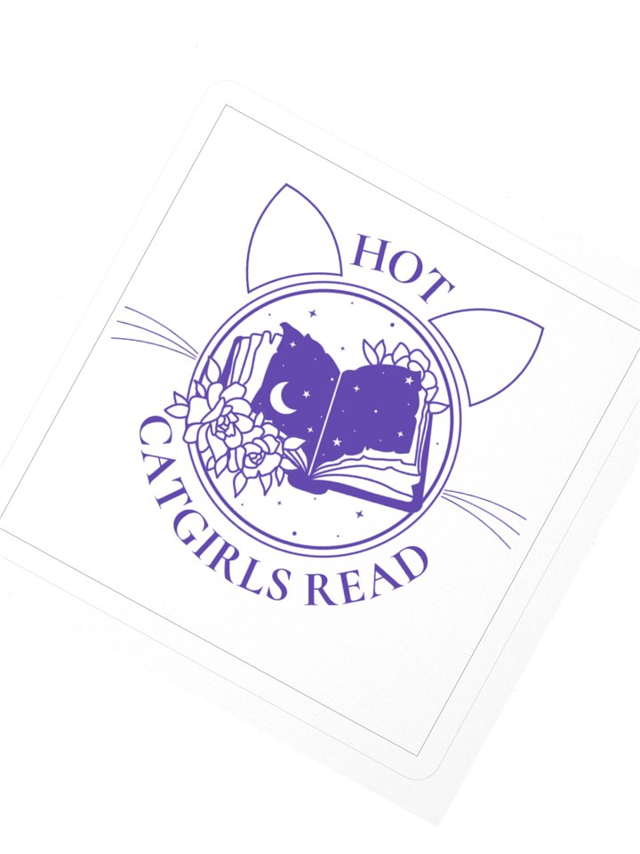 Hot Catgirls Read (Vinyl Sticker) product image (2)