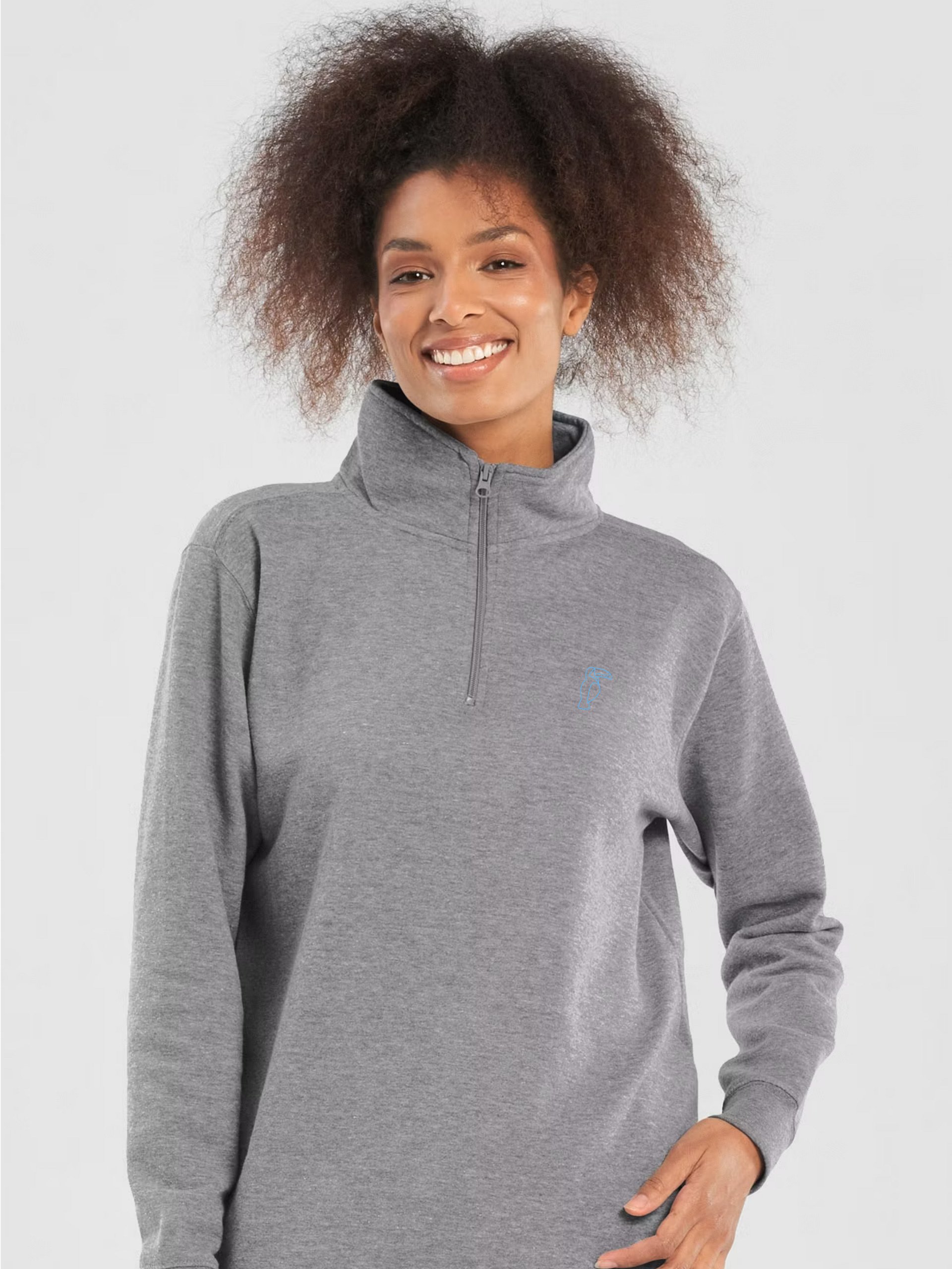 GUILLOVELO EMBROIDERED TOUCAN LINE PULLOVER UNISEX product image (2)