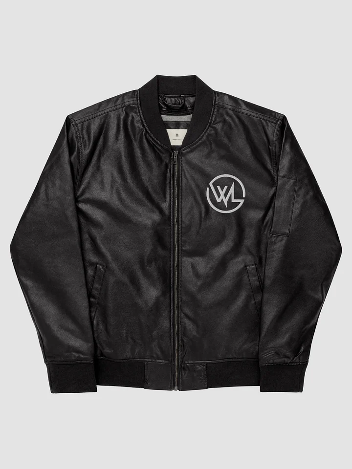 WL Faux Leather Bomber Jacket product image (2)