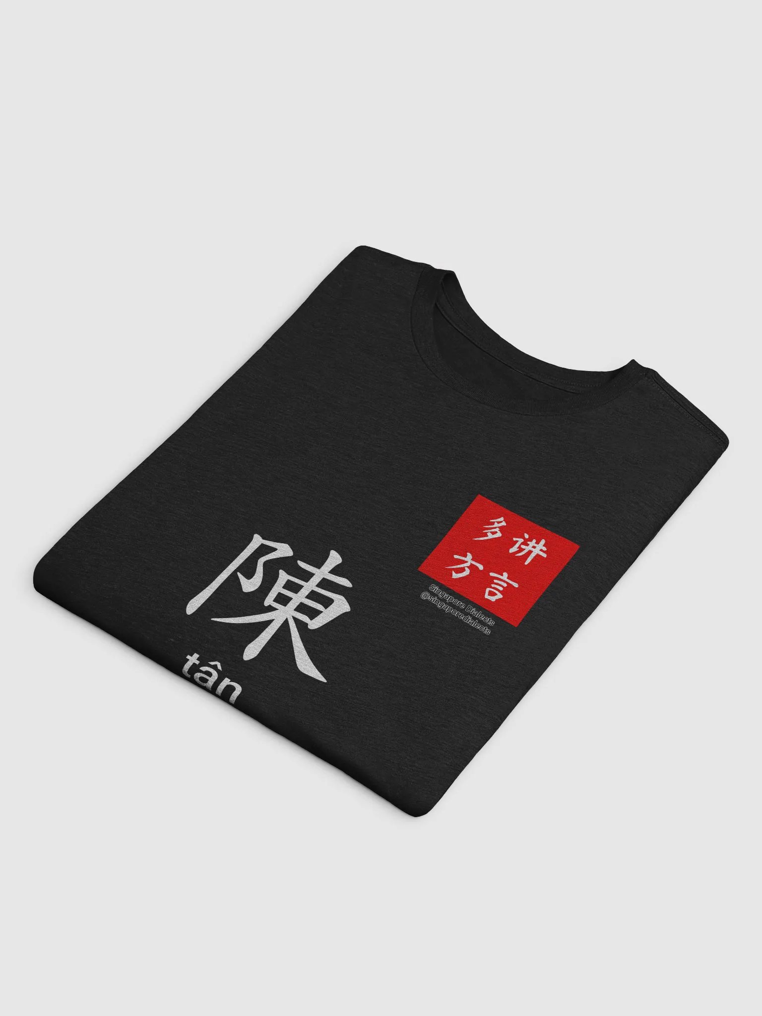 陈 Tan (Hokkien) Surname T-Shirt (Dark) product image (4)