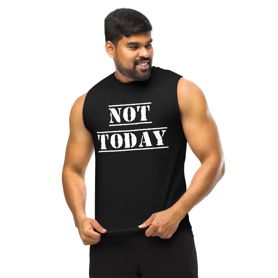 Not Today muscle tank product image (10)
