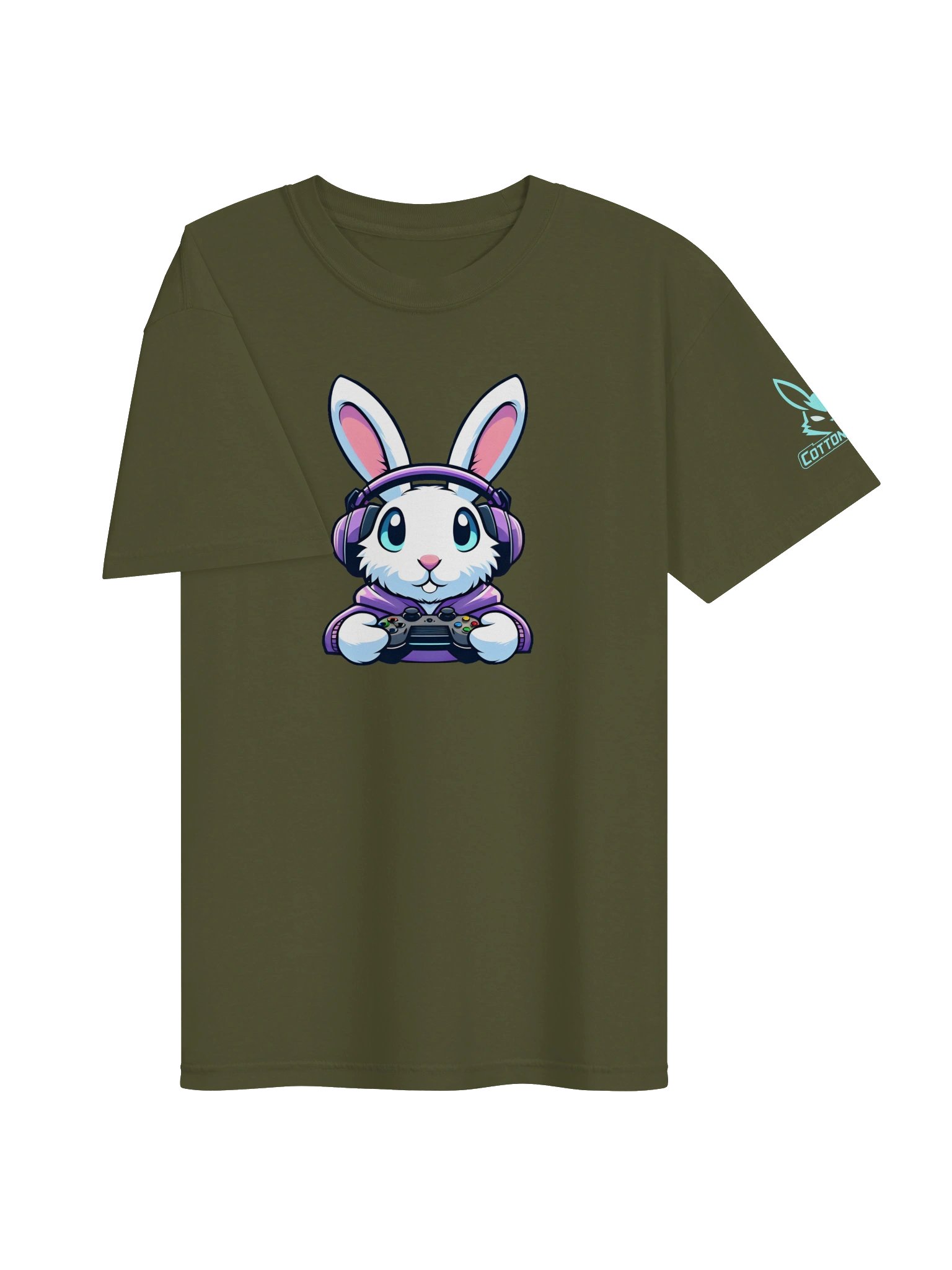 Purple Gaming Bunny Tee product image (91)