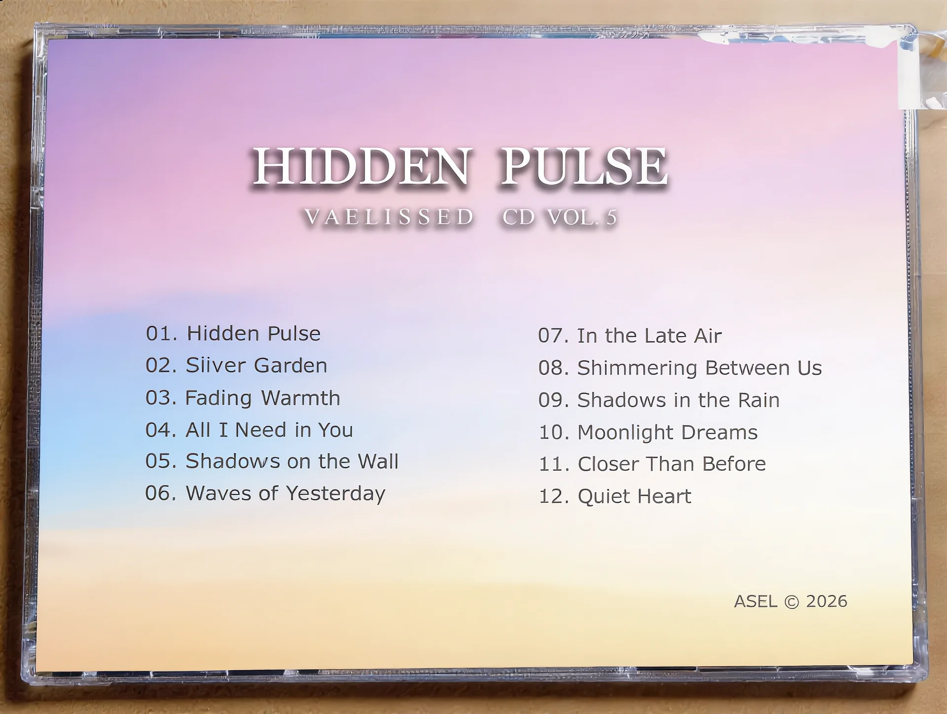 Vaelissed - Hidden Pulse (Official CD Album Vol. 5) product image (3)