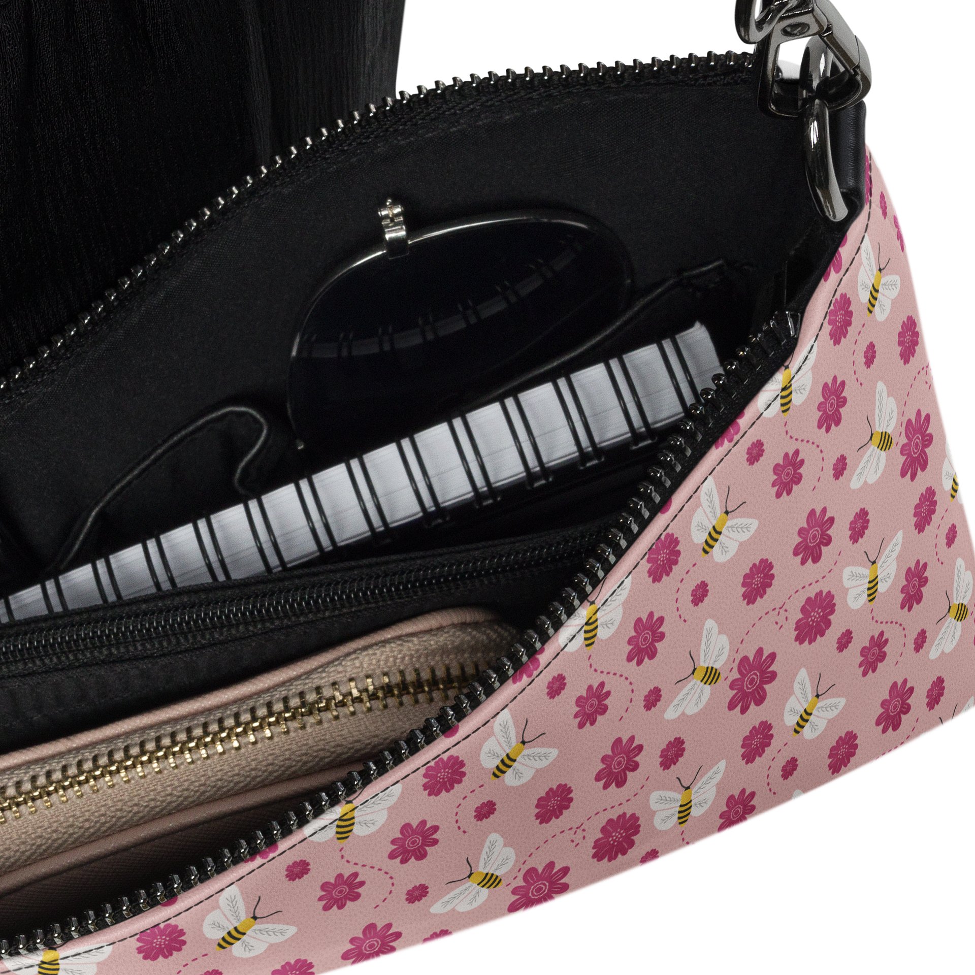 Little Pink Bees Crossbody Bag product image (6)