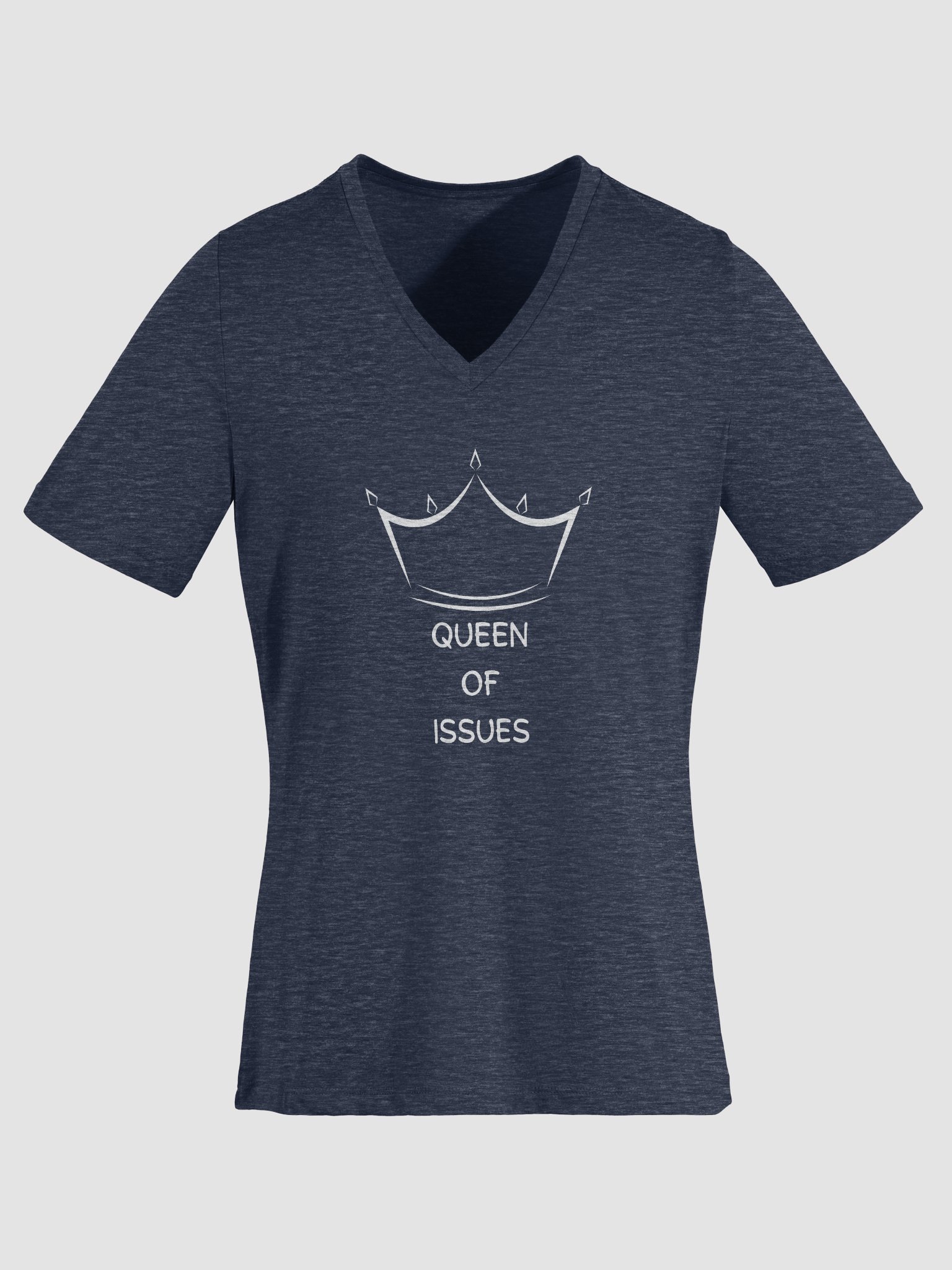 Queen Of Issues Relaxed V-Neck Tee product image (29)