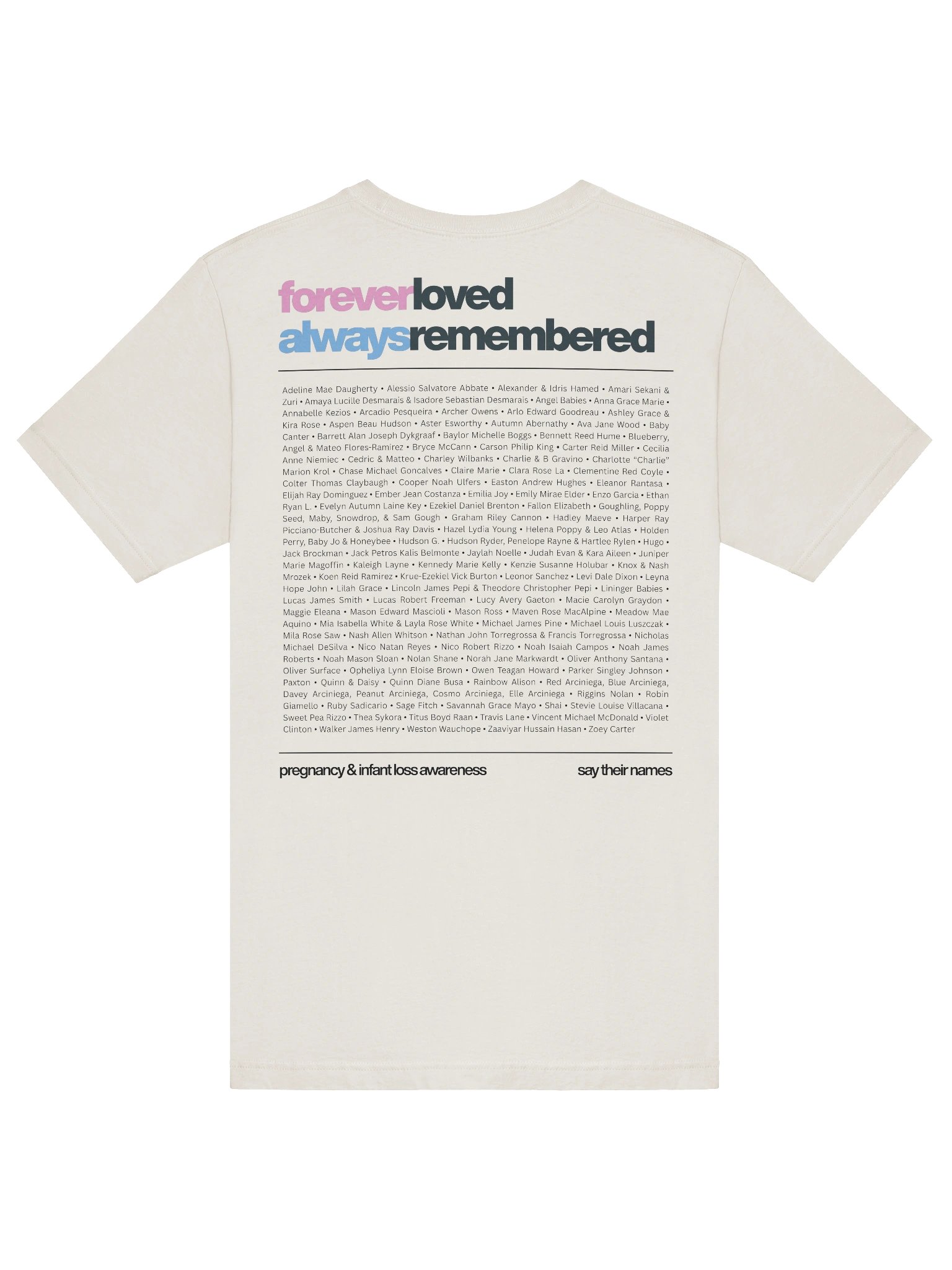 '1 in 4' Floral 2026 Memorial Shirt (soft, light) product image (6)