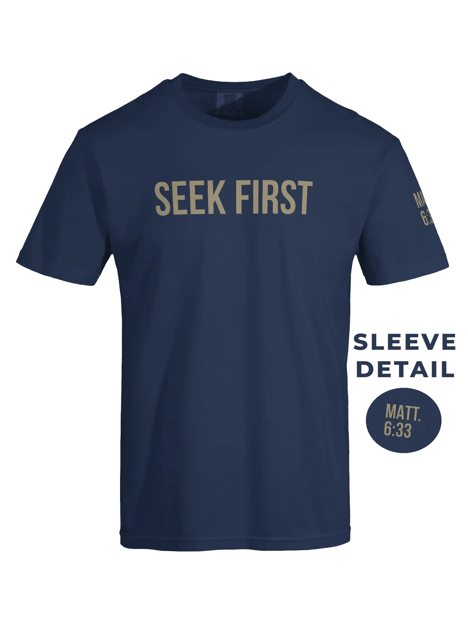 Men's Seek First Tee - Matthew 6:33 product image (2)