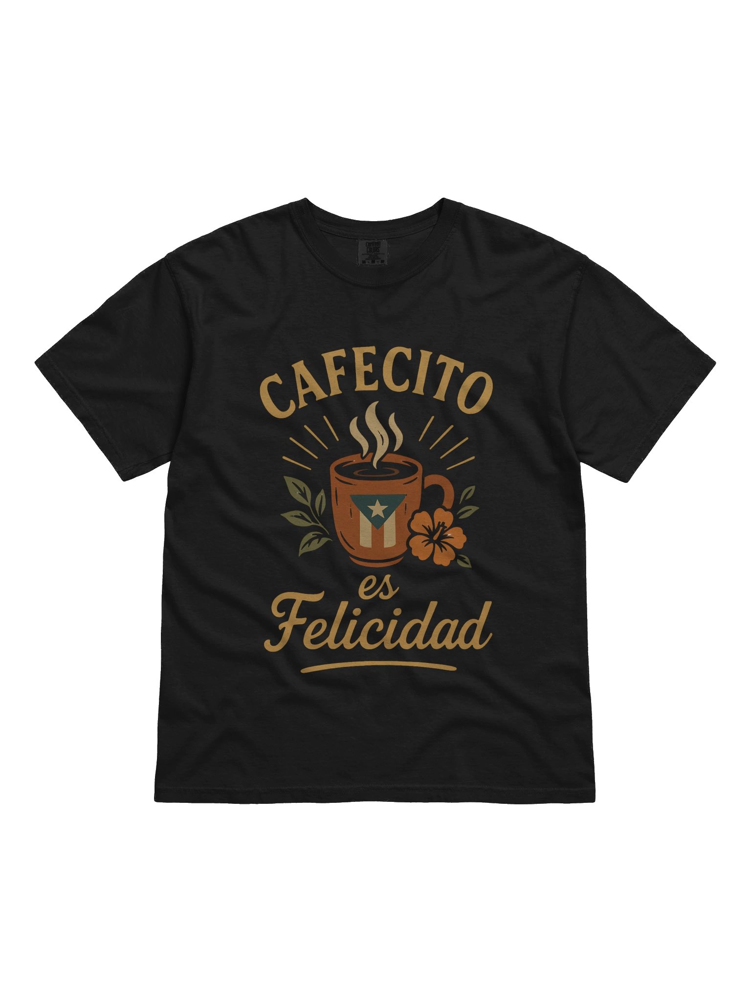 Cafecito Es Felicidad Camiseta Unisex product image (1)