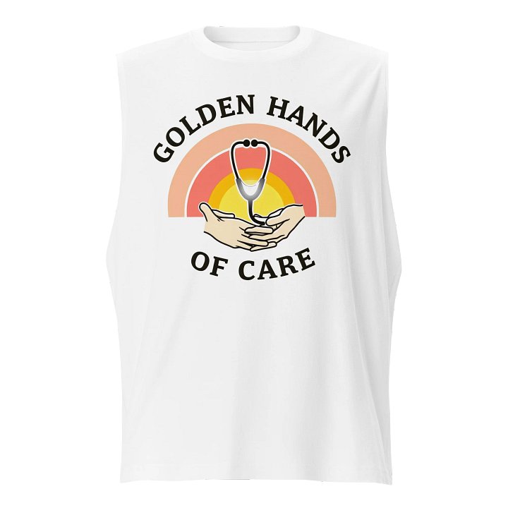 Golden Hands of Care Muscle Tank product image (1)