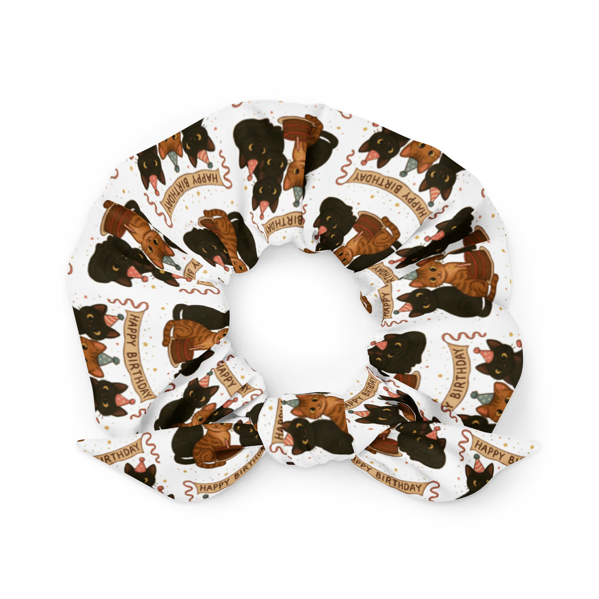 Cat birthday All-Over Print Scrunchie product image (1)