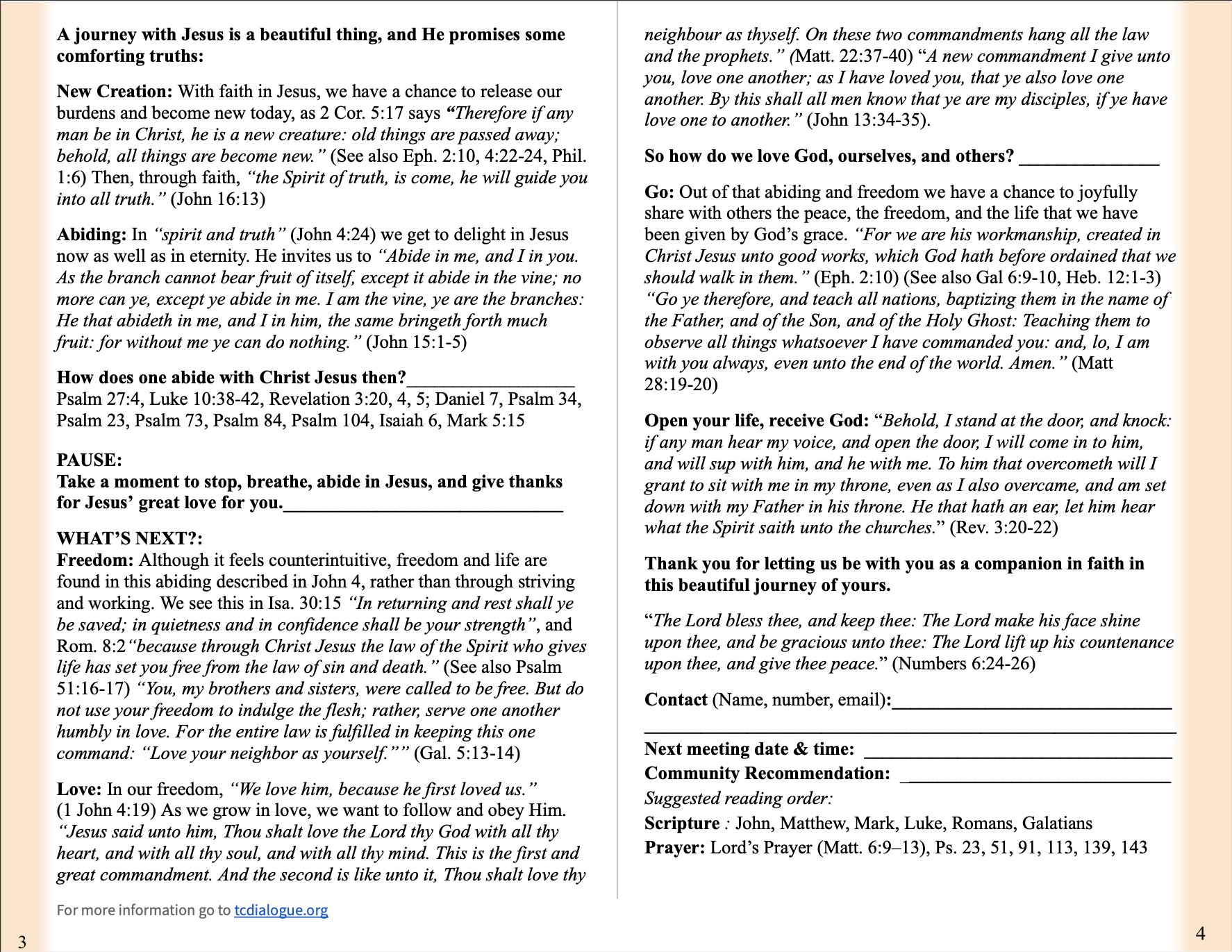 Basic Gospel Printout - KJV product image (2)