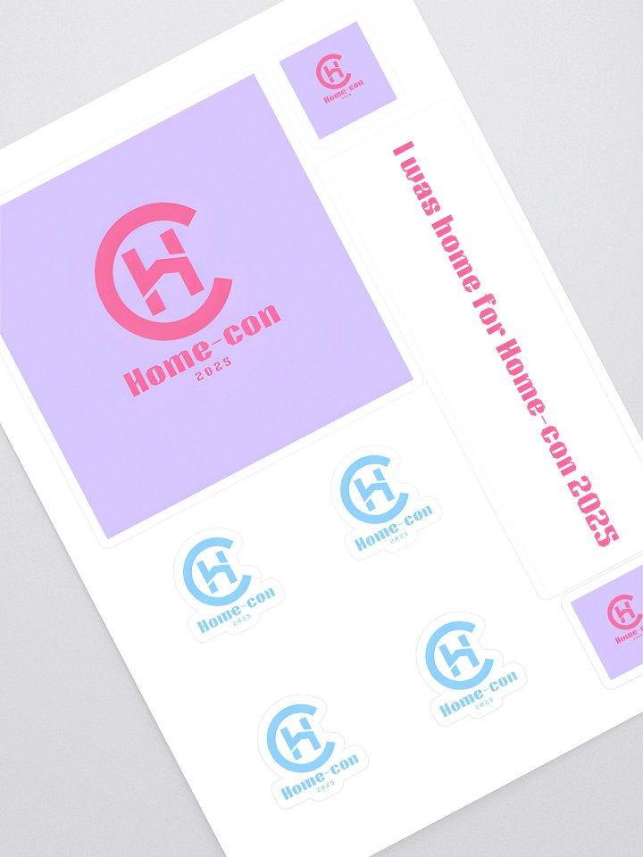Home-con 2025 Sticker Sheet product image (1)