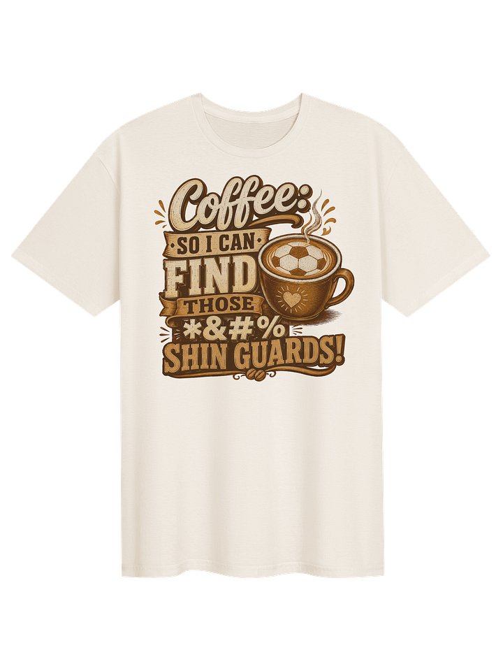Coffee First, Then Shin Guards Tee product image (51)