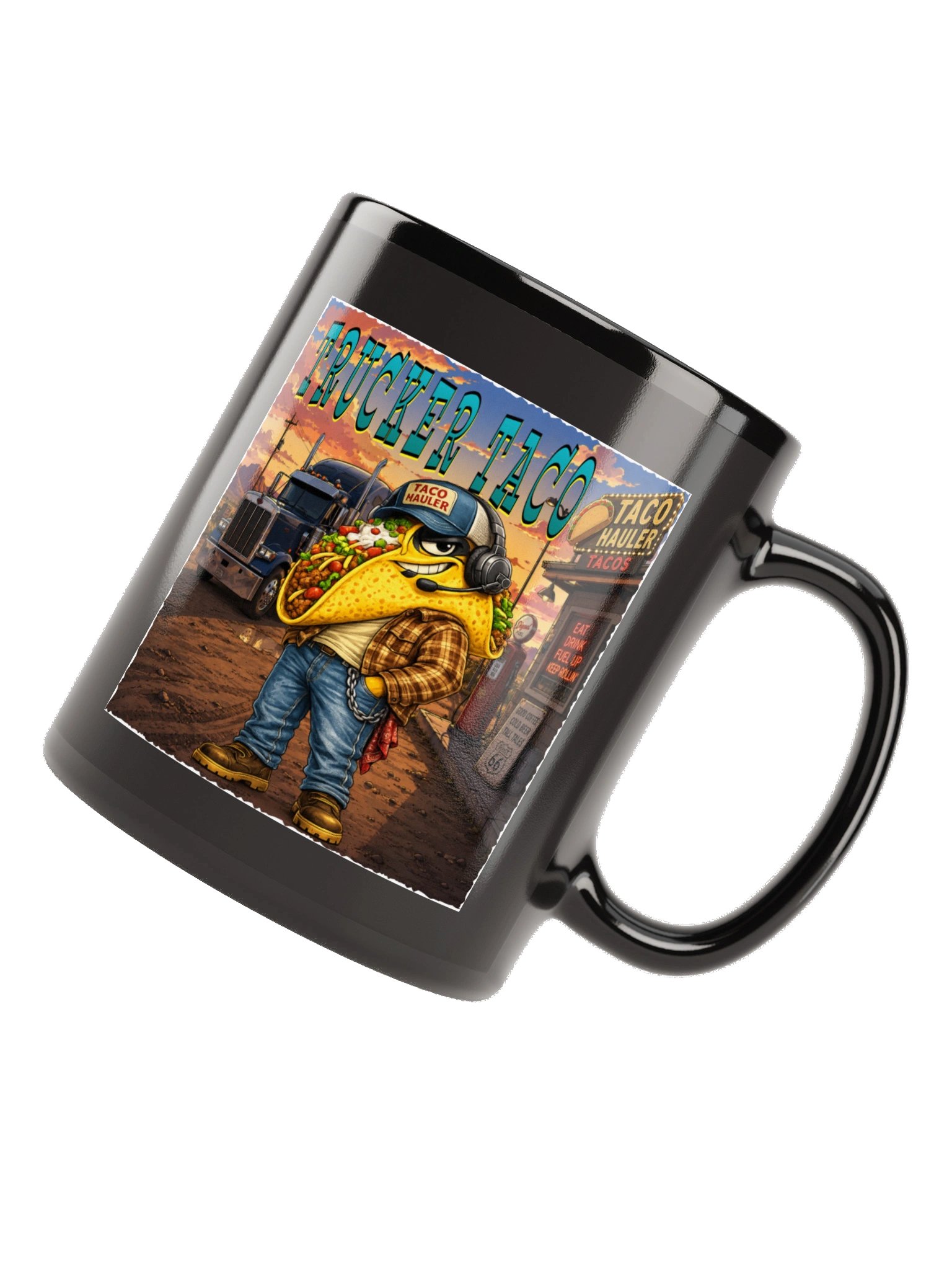 Trucker Taco Glossy Mug product image (11)