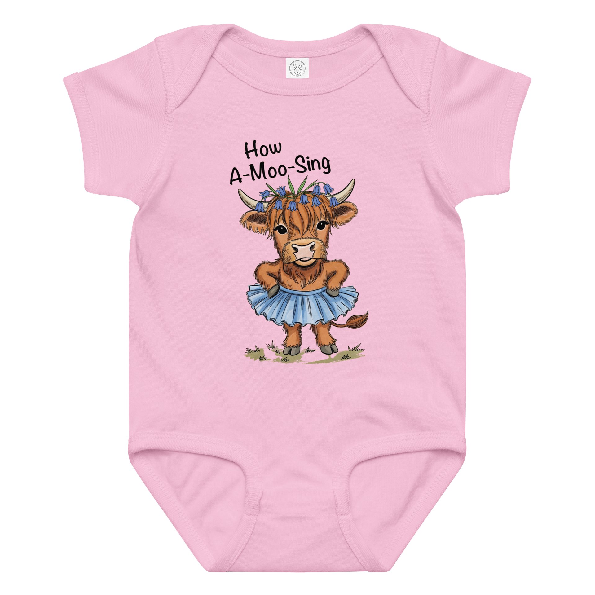 How A-Moo-Sing Cow Baby Bodysuit product image (2)