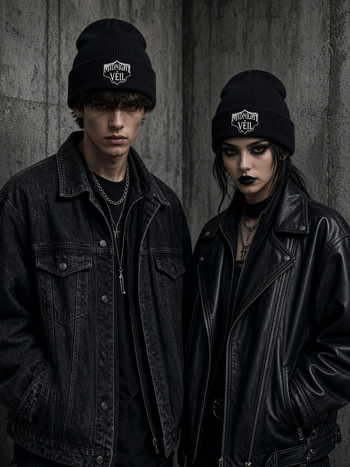 Midnight Veil Emblem Beanie product image (2)