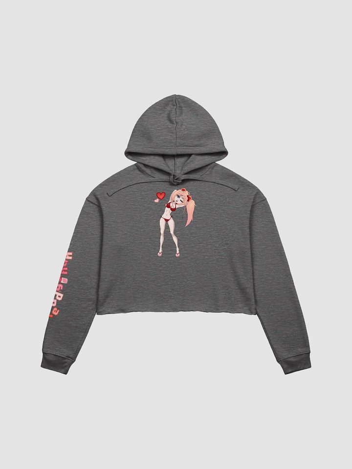 Valentine Bikini Teddy Cropped Hoodie product image (1)