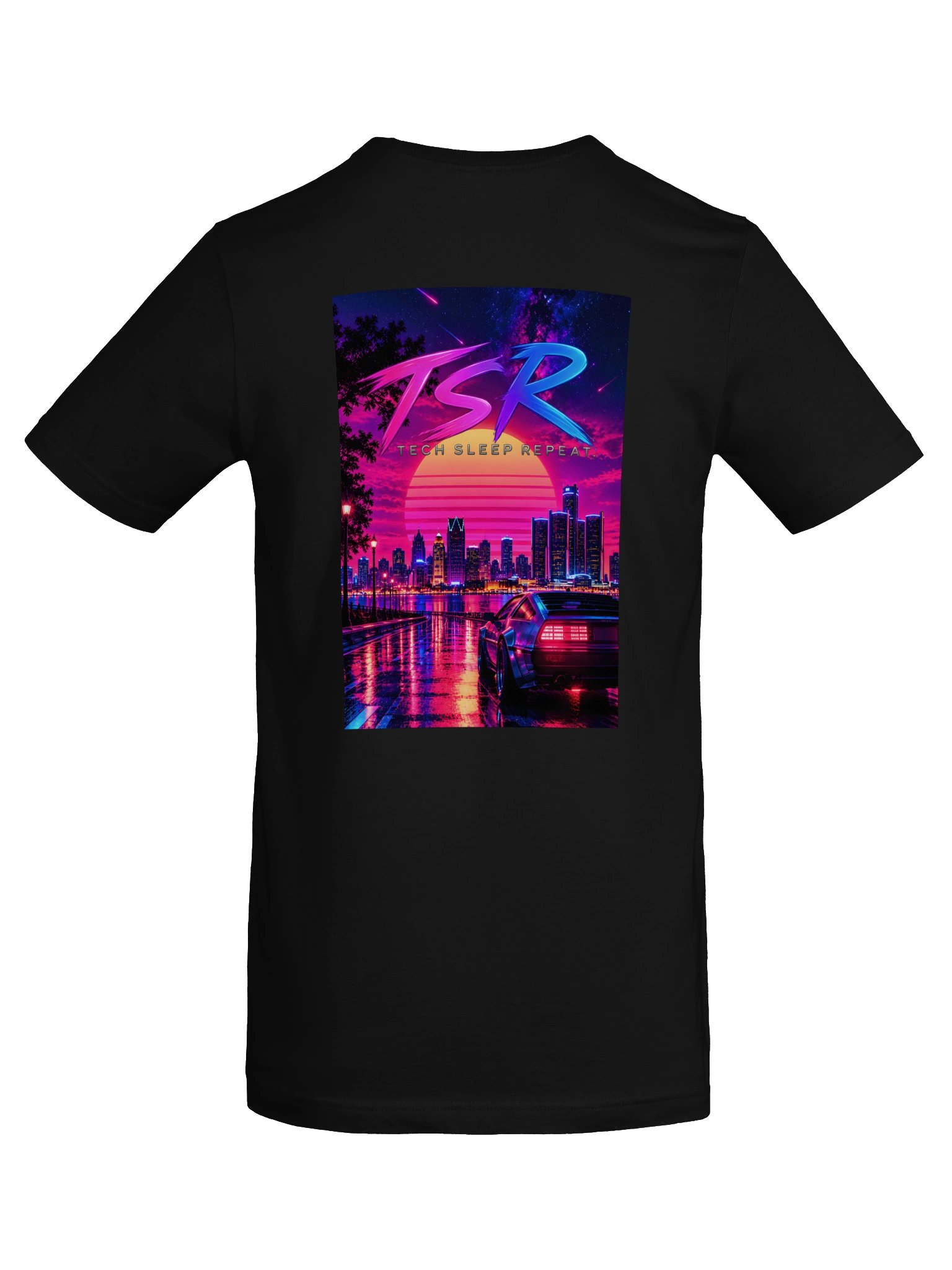 Tech. Sleep. Repeat. Tee | Neon Nights Limited Edition product image (2)