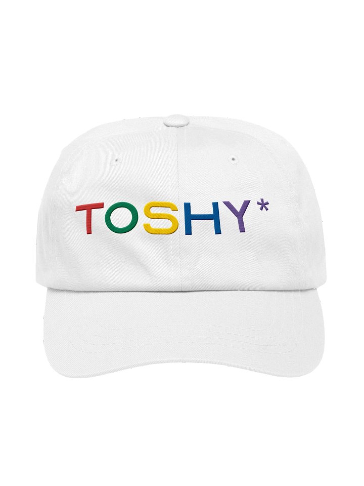 TOSHY* HAT (COLORFUL TEXT) (WHITE) product image (1)