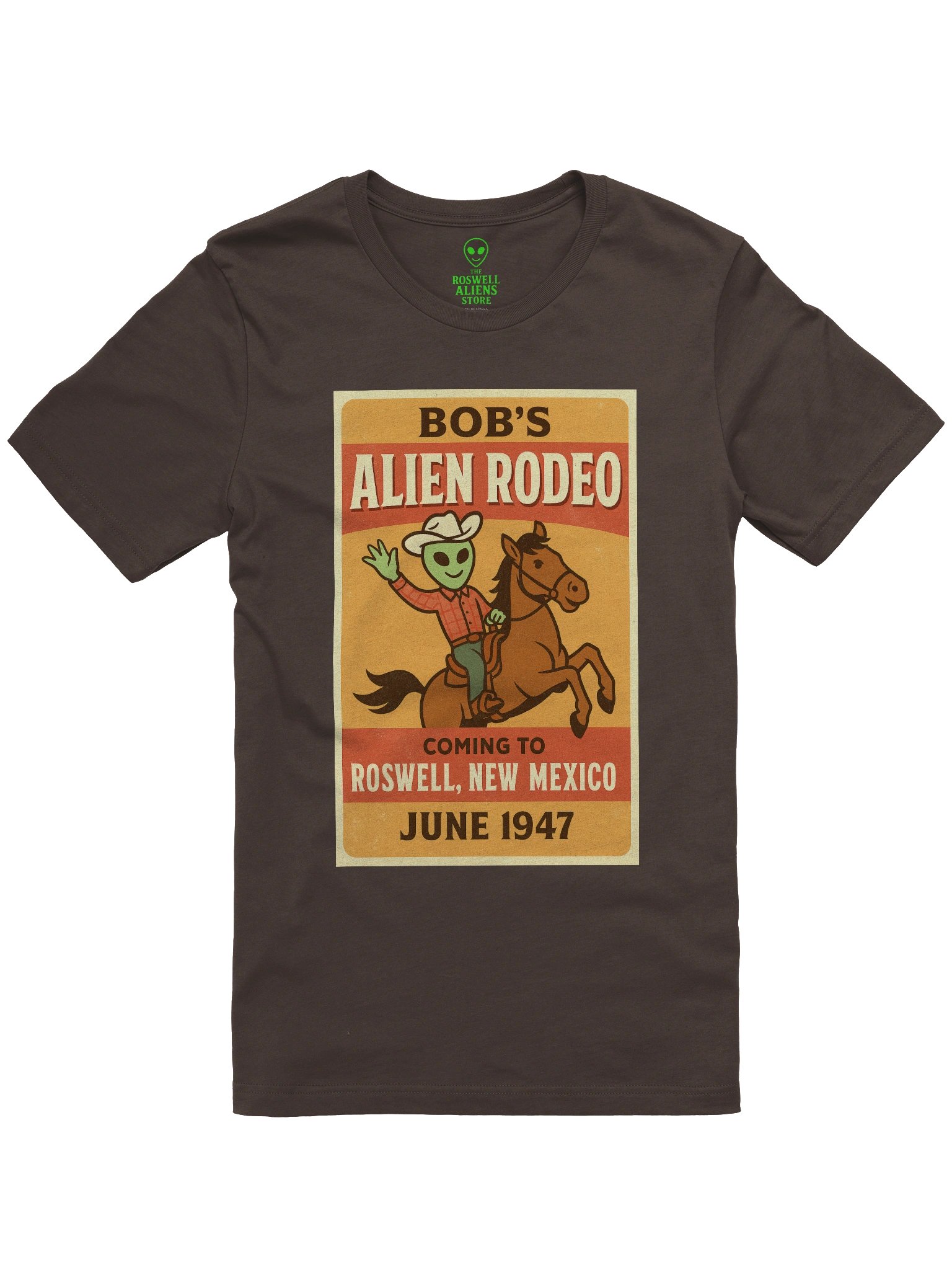 Roswell Aliens Cowboy Vintage Rodeo Concert Tee Fit Unisex T-Shirt product image (37)