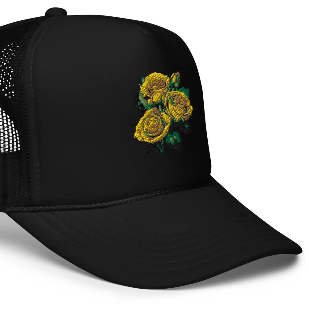 Yellow rose cap product image (9)
