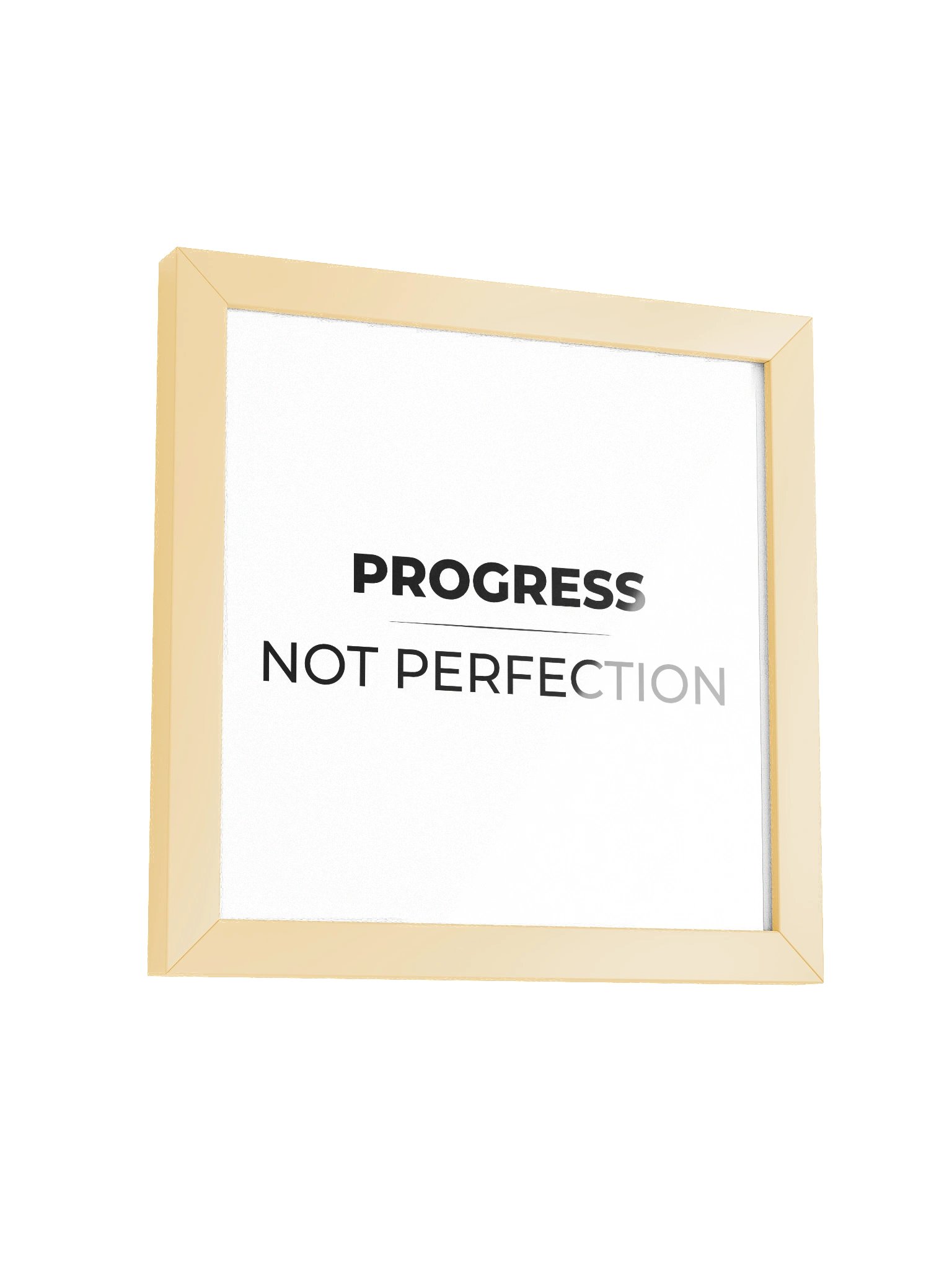 Framed Reminder - Progress. Not Perfection - Oak product image (5)