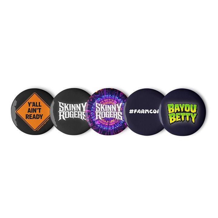 Skinny Rogers Custom Pin Pack (5-Piece) product image (1)