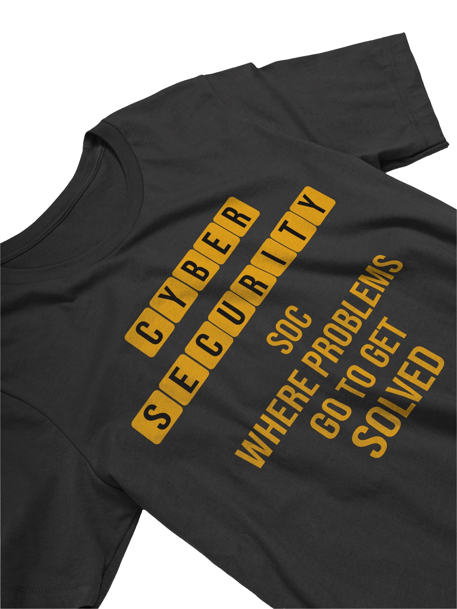 SOC: Where Problems Go To Get Solved — Cybersecurity T-Shirt | SOC Analyst Gift product image (2)