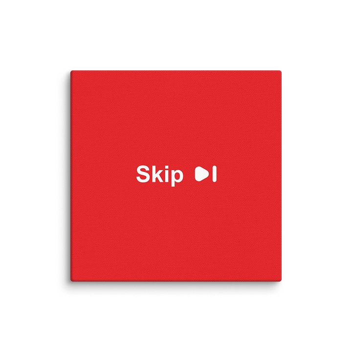 Copenhagen Boys “Albertine 3 Red” Square Canvas Print - 6x6 product image (1)